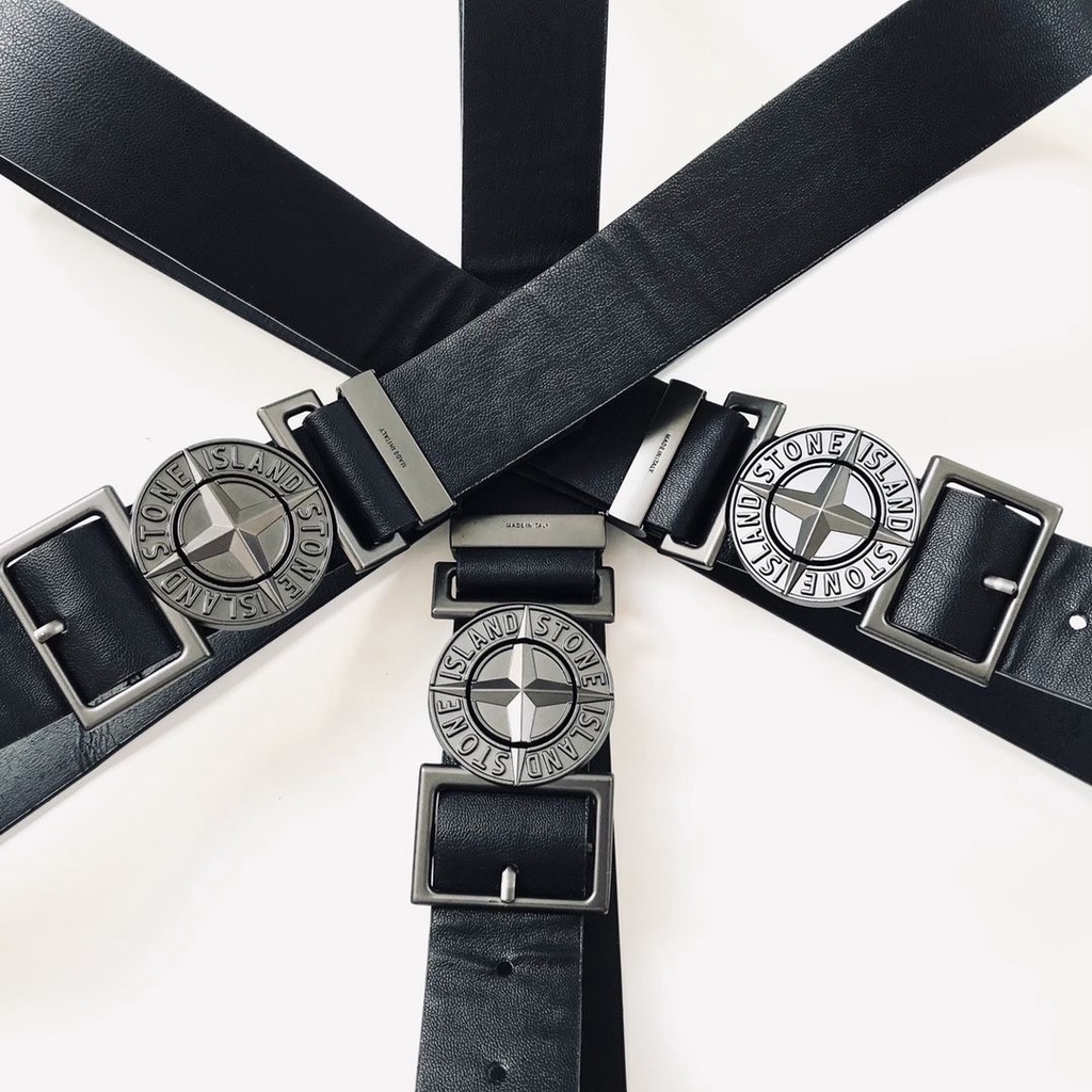 Qsh Stone Island Stone Island dark retro buckle belt