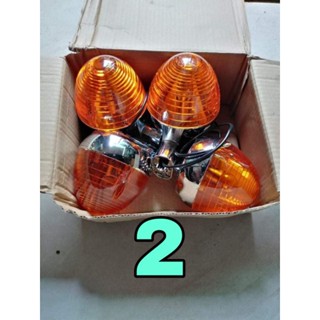 Bộ đèn Xi nhan 67. chất liệu atimon đúc. xi bóng. BỘ (4 CÁI ) .hàng chất lượng