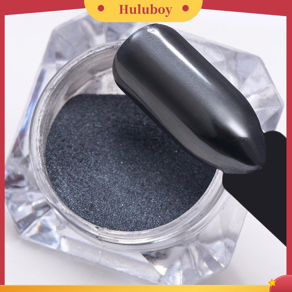 Bộ sơn móng tay hiệu ứng tráng gương màu đen