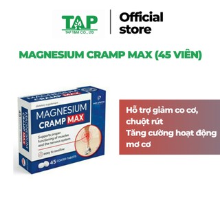 Viên Uống Phòng Chống Co Cơ Chuột Rút Magnesium Cramp Max 45 Viên [ Nhập Khẩu Balan ]