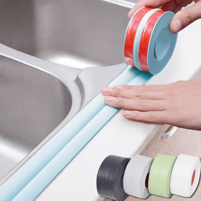 Cuộn Băng Keo Dán Viền Bồn Rửa Chén / Nhà Tắm / Toilet Chống Thấm Nước / Nấm Mốc Tiện Dụng