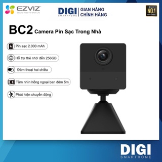 Camera WiFi EZVIZ BC2 Không Dây, Full HD 1080P, Pin Sạc 2000 mAh