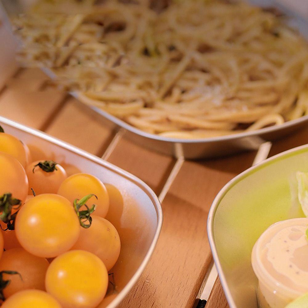 Đĩa Đựng Thức Ăn Trái Cây Sức Chứa Lớn Tiện Dụng Mang Theo Cắm Trại