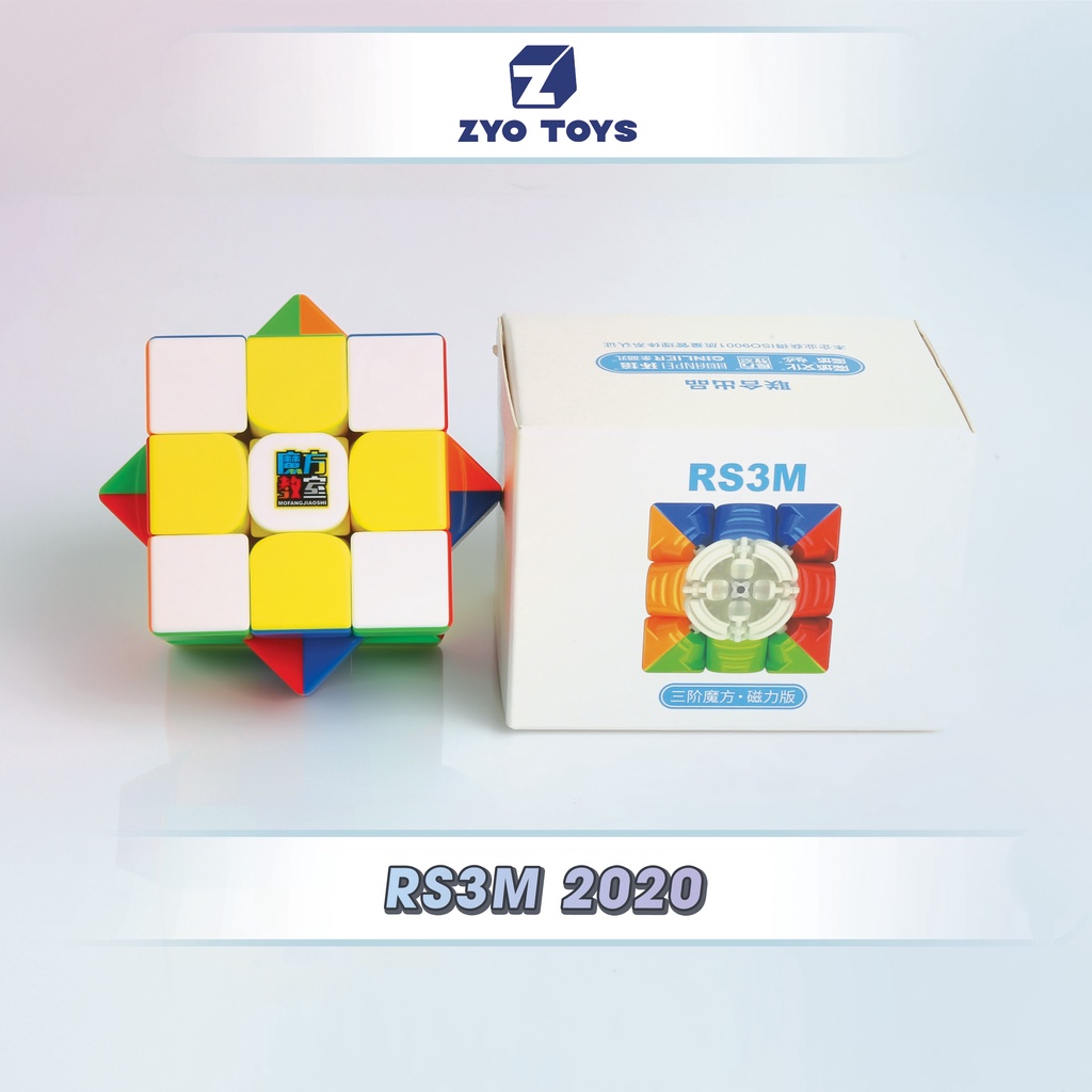 Rubik 3x3 - RS3M 2020 / Moyu RS3M 2020 Stickerless (Có Nam Châm) - ZyO Toys