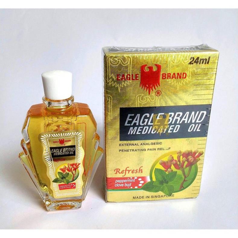 Dầu Gió Vàng Con Ó Eagle Brand 24ml_ Tiêu chuẩn Mỹ HP102