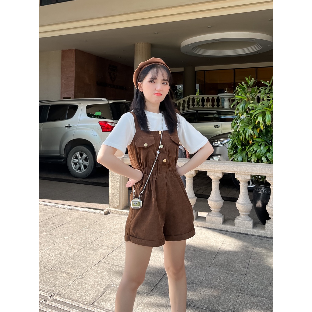 Yếm quần short THE C.I.U - Mellin Jumpsuit | BigBuy360 - bigbuy360.vn
