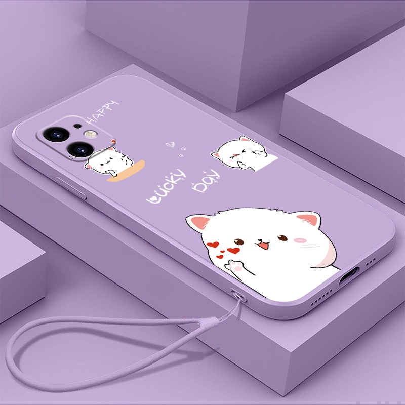 Ốp Điện Thoại In Hình Mèo May Mắn Cho iPhone 11 iPhone 11 pro iPhone 11 pro max iPhone 12 iPhone 12 pro iPhone 12