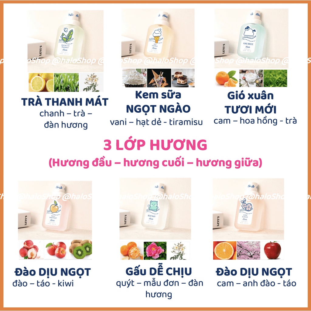Xịt thơm quần áo thơm phòng, thơm quần áo, thơm body mist lưu hương lâu dễ chịu Hanlu
