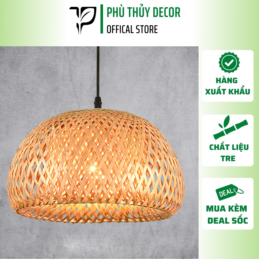 Đèn tre tròn 2 lớp, đèn treo, đèn lồng mây tre đan trang trí khách sạn nhà hàng quán cafe nhà hàng