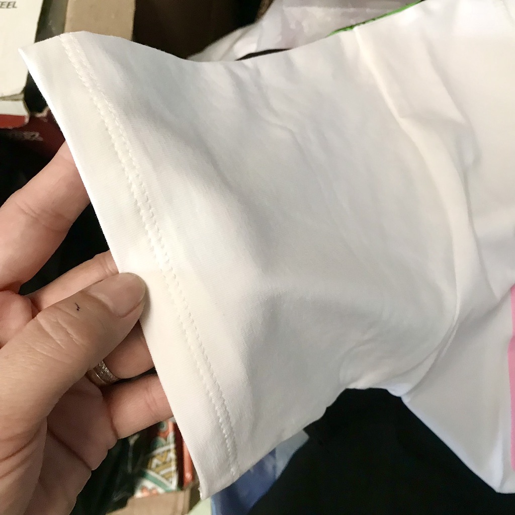 Áo Thun Thái nữ Cotton 4 chiều, mềm mịn, in nổi - Hoạ tiết trẻ trung, năng động, dễ phối đồ
