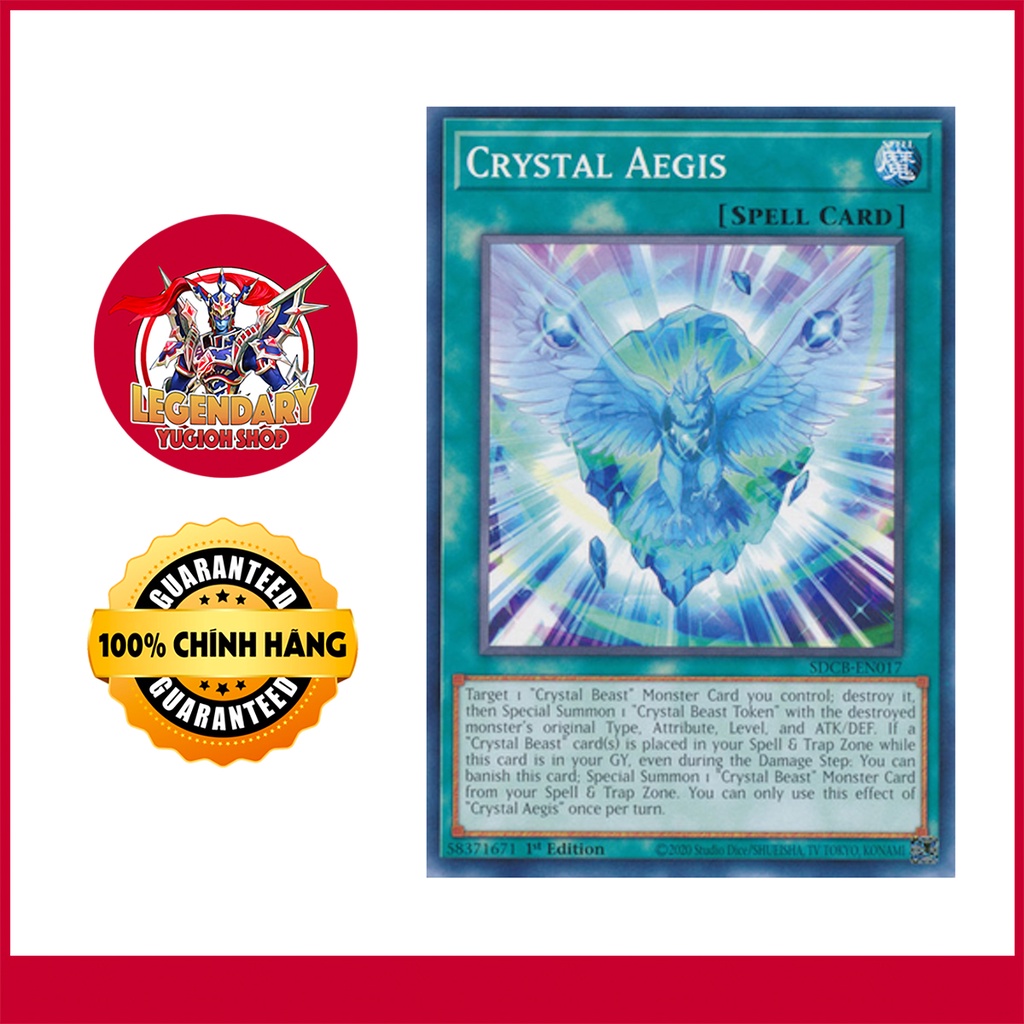 [Thẻ Bài Yugioh Chính Hãng] Crystal Aegis