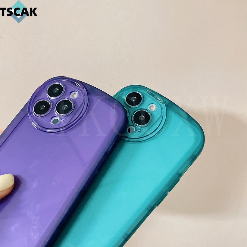 Ốp Điện Thoại TPU Mềm Có Túi Khí Chống Sốc Màu Kẹo Bảo Vệ Ống Kính Máy Ảnh Cho Redmi K30 K40 K50 Pro