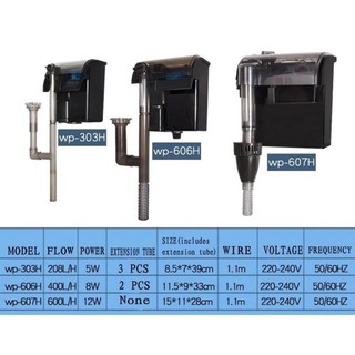 Máy lọc nước hồ cá sobo wp-303h / wp-606h