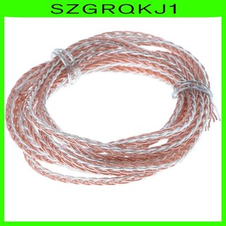 Dây đồng 7N OCC, Cáp âm thanh DIY cho tai nghe Vàng 2m và