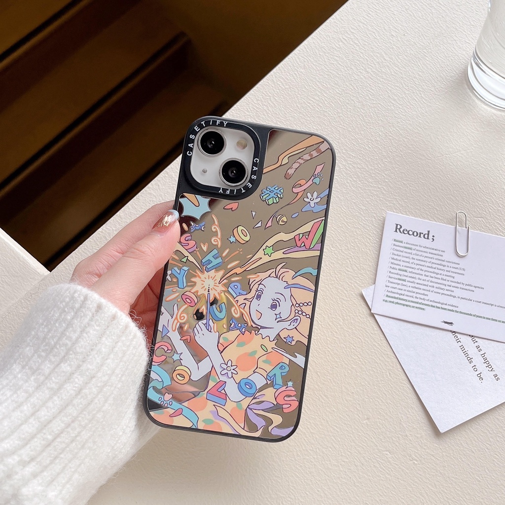 Ốp Điện Thoại Mặt Gương Thông Minh Cho iPhone14ProMax iP13Pro XS iPhone11 12Promax 13Promax 11 12 13 14