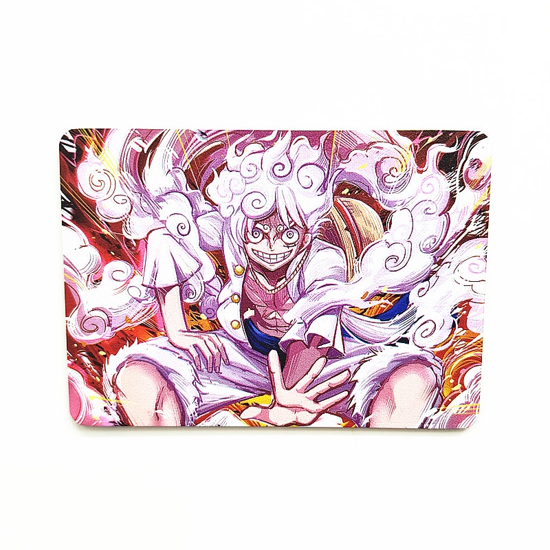 Bộ Sưu Tập Thẻ Bài Kim Loại Hình Nhân Vật Anime One Piece Monkey D. Nhân Vật Anime Luffy 5th Gear Nika