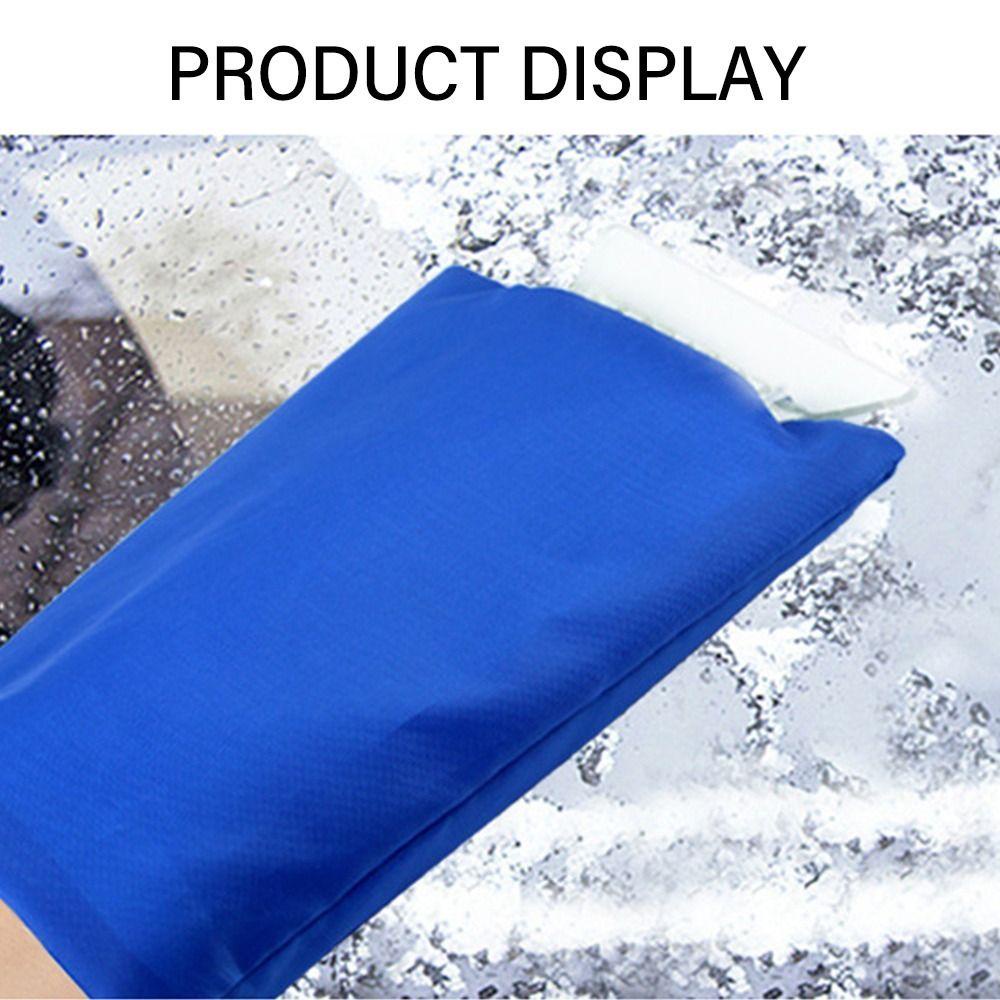 MYRONGVN Găng Tay Nạo Tuyết Bằng Lông Cừu Lót Kính Gương Mới