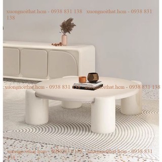 Bàn sofa/bàn trà dáng tròn/vuông Chất liệu gỗ MDF sơn #xuongnoithat.hcm