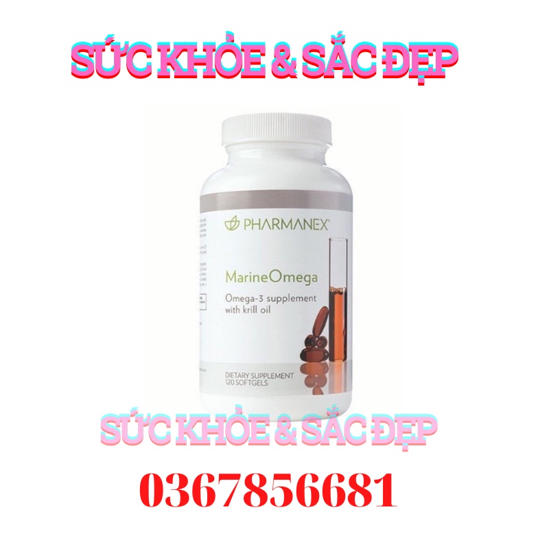 Dầu nhuyễn thể Nuskin Marine Omega 3 – dinh dưỡng cho da, tim và não – 120 viên/lọ