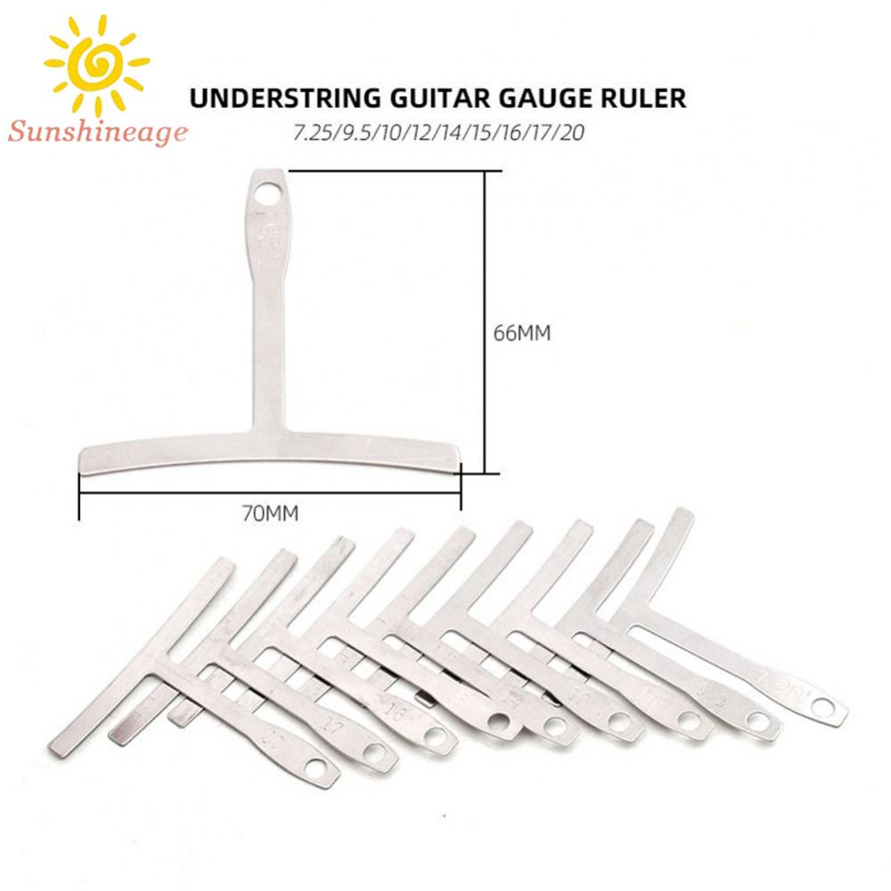 【SUNAGE】Understring Radius Gauge 66*70mm Stainless Steel Under String Radius Gauge New【HOT Fashion】