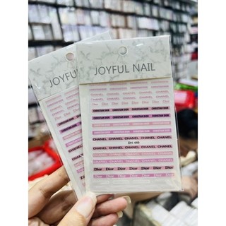 [HANGKIU] HÌNH DÁN 3D NAILS THƯƠNG HIỆU.