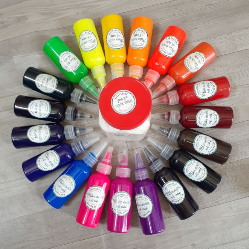 20ml MÀU NƯỚC VẼ ÁO DÀI VẼ VẢI CHUYÊN DỤNG NGUYÊN CHẤT