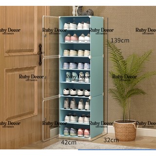 KỆ, TỦ NHỰA ĐỰNG GIÀY DÉP 9 NGĂN ĐỂ ĐƯỢC 18 đôi - Ruby Decor
