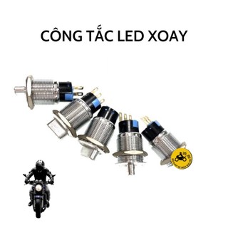 Công tắc led xoay cho xe máy - mua 1 tặng 1
