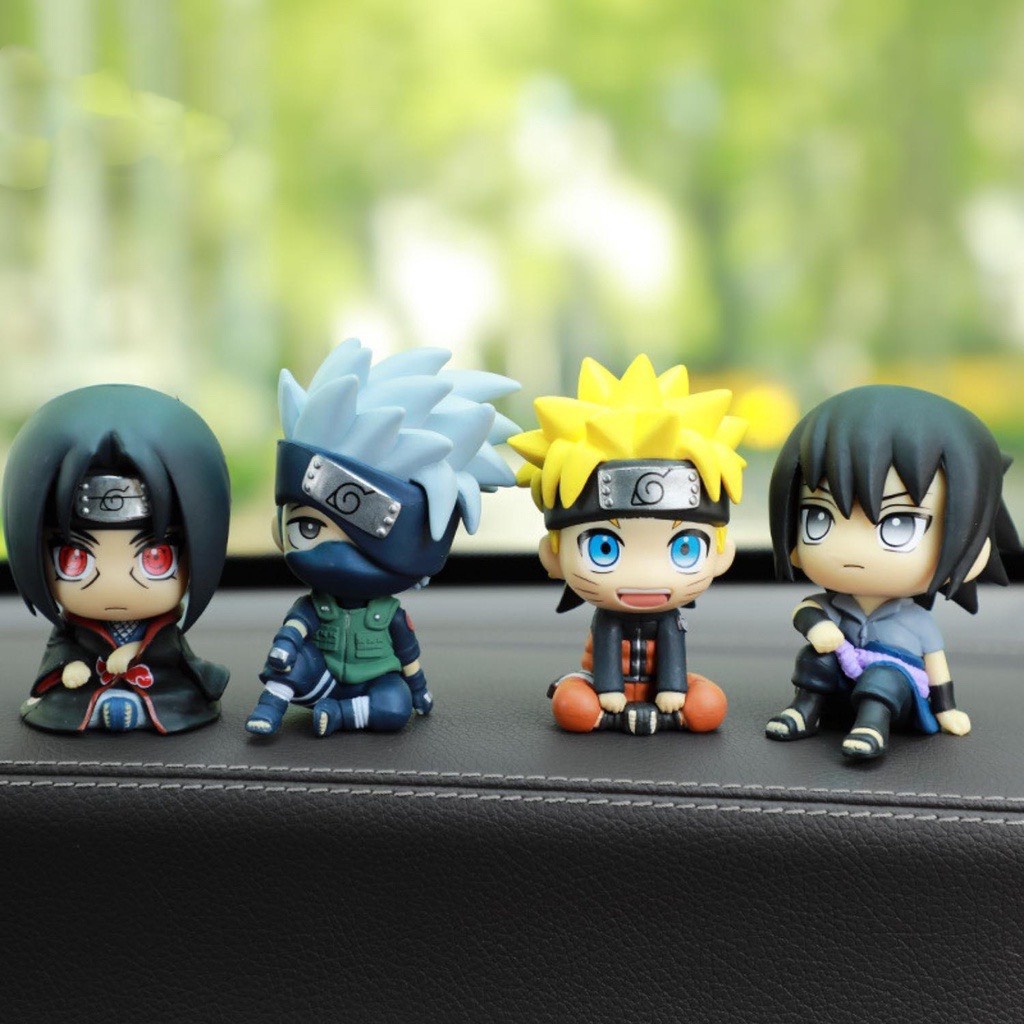 Set 6 Mô hình nhân vật Naruto Chibi đáng yêu. in rõ nét chất lượng