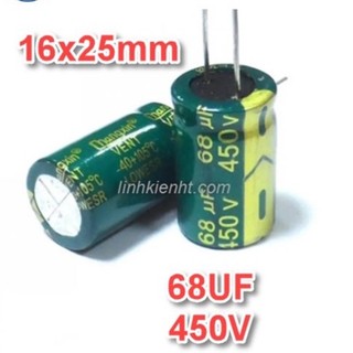 68uf450v tụ hóa 68uf 450v 16x25mm tụ 450v 68uf