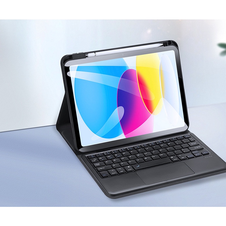 Bao da kèm bàn phím cho iPad  7/8/9 10.2inch, Ipad Gen 10 10.9 inch 2022 bluetooth có bàn di chuột chính hãng Dux Ducis