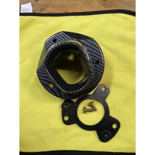 Chụp pô kiểu TFX sơn carbon gắn ex150