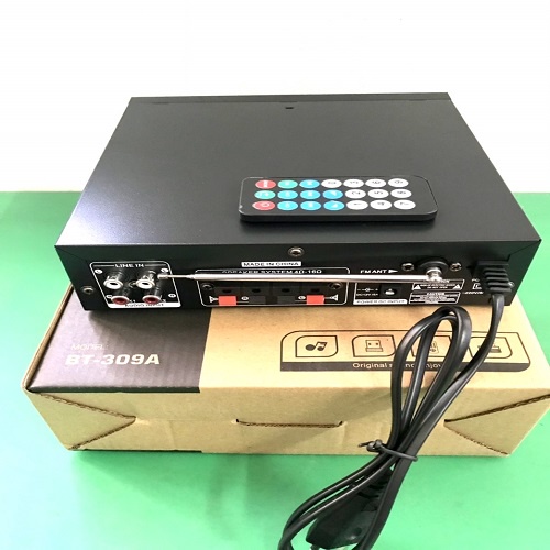 Amply mini karaoke, ampli bluetooth BT-309a loại xịn công suất cao
