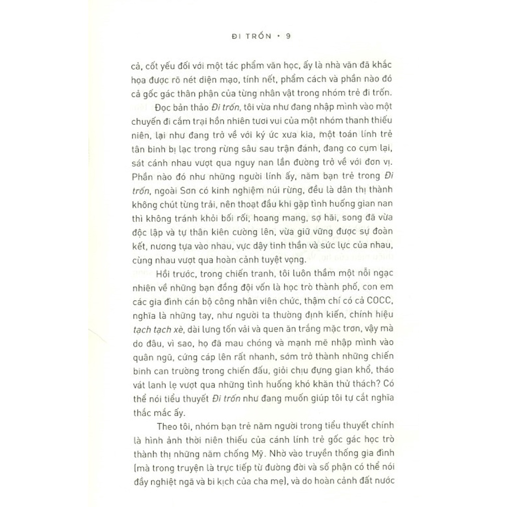 Sách Nhã Nam - Đi Trốn (Bìa Mềm)