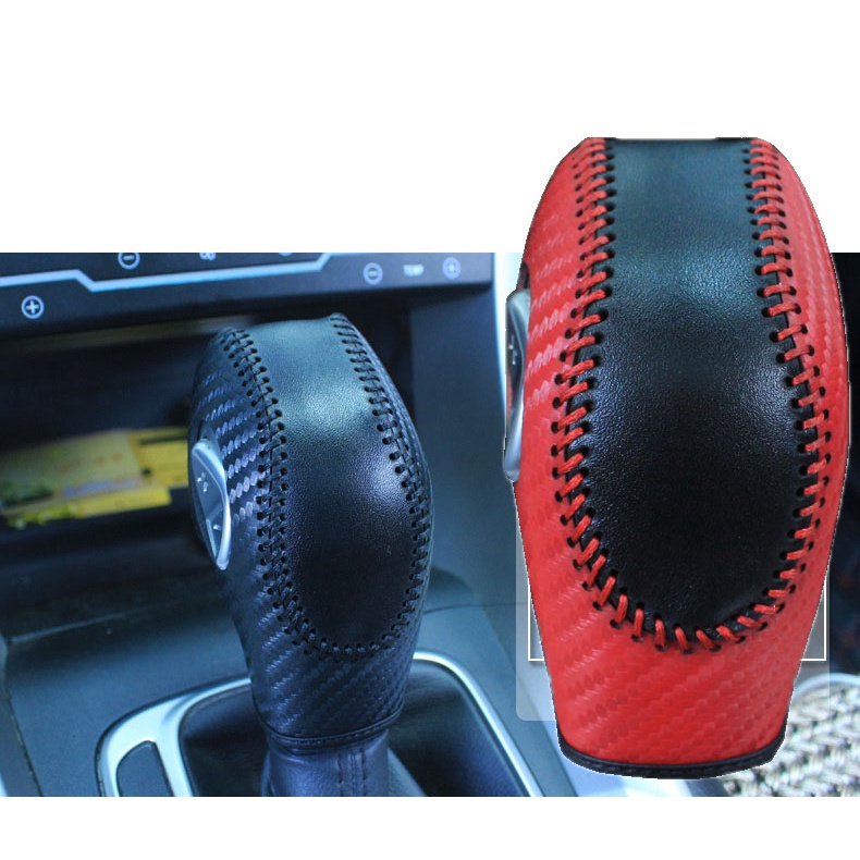 Bao Da Bọc Phanh Tay, Bọc Cần Số Tự Động Vân Carbon Cho Xe Ô Tô Ford Focus, Fiesta, Ecosport