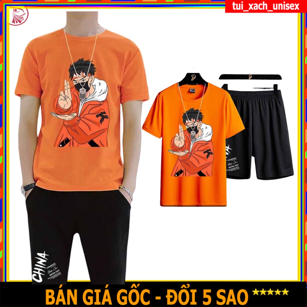 Bộ Quần ÁO CHI.NA Thể Thao Nam Mặc Nhà Cao Cấp Chất Liệu Thun mè Thấm Hút Mồ Hôi tốt