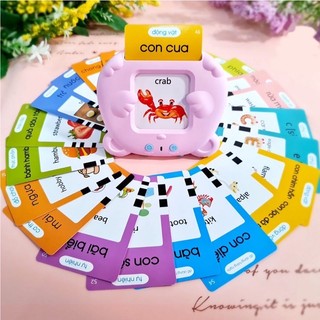 Máy đọc thẻ tiếng anh, máy đọc thẻ flashcard song ngữ anh - việt