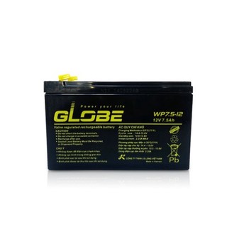 Bình ắc quy cho ups globe wp7.5-12 khô 12v - 7.5ah