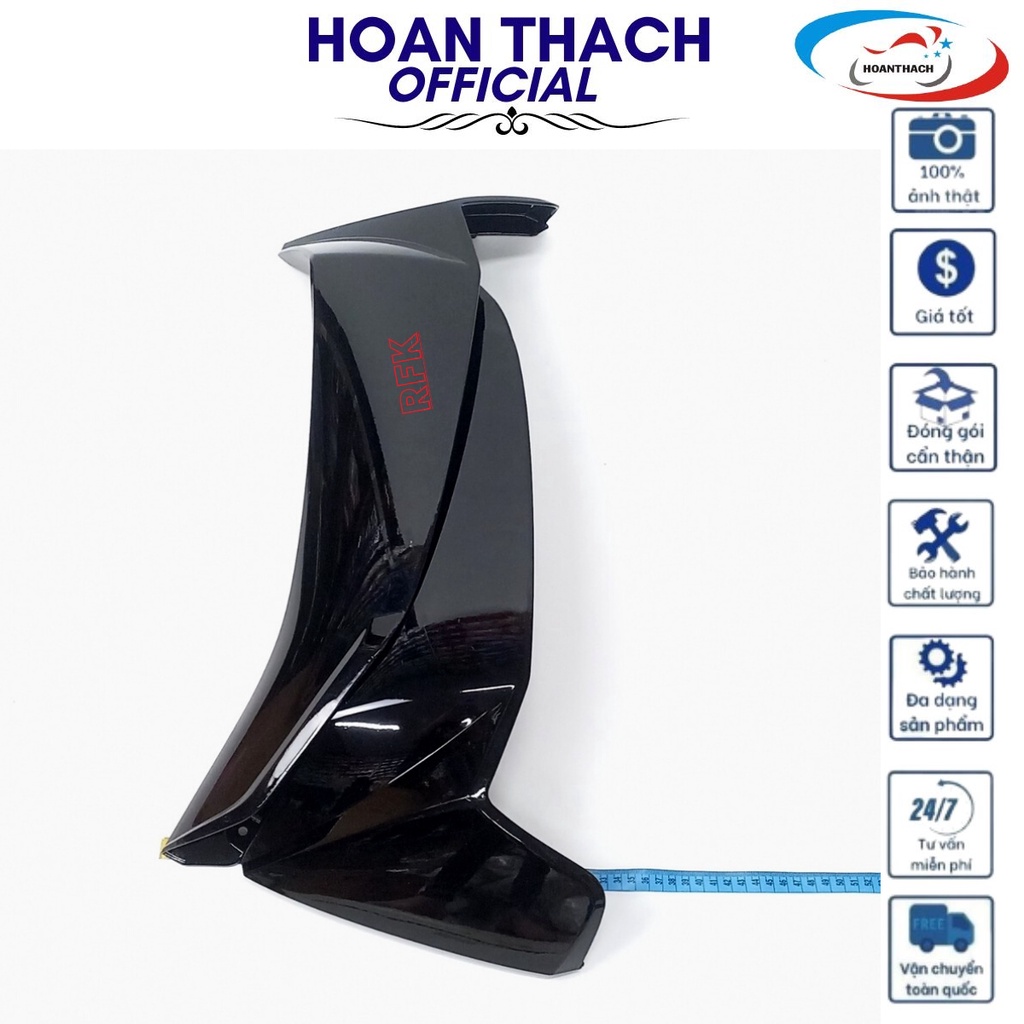Cặp cánh ngoài trái phải dùng cho xe sirius màu đen nhựa đài loan, HOANTHACH SP011797