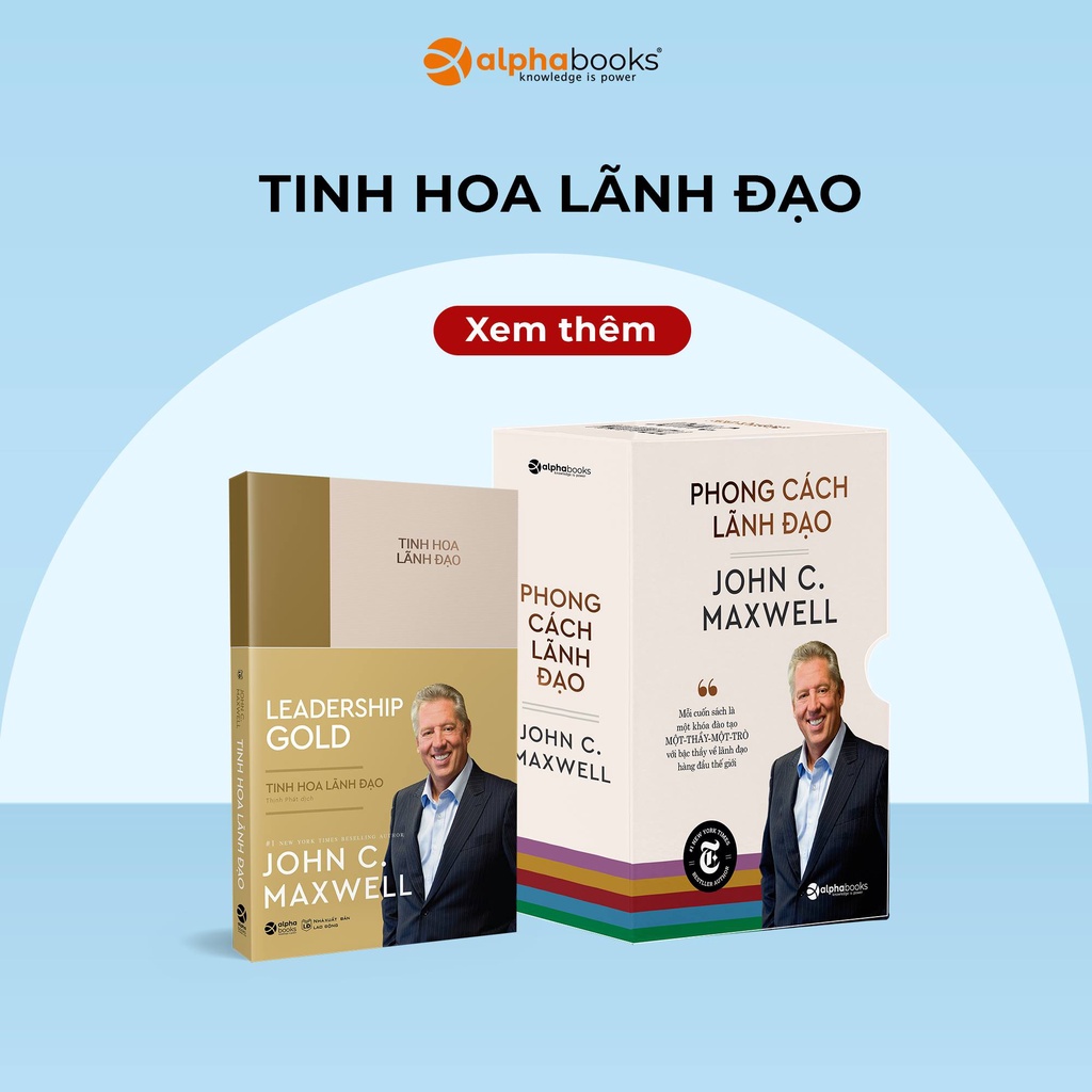 Sách - Combo Phong Cách Lãnh Đạo John C.Maxwell (Bộ 5 cuốn)