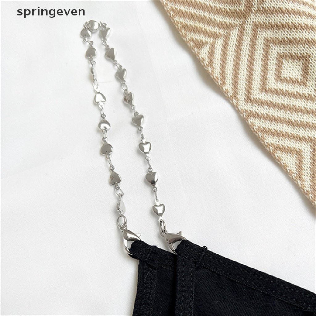 Quần Lót Lụa Mỏng Lưng Thấp Phối Dây Xích Kim Loại Gợi Cảm