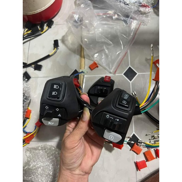 Cùm NVX  mod sẳn dây cho Ex 2006-2010 .