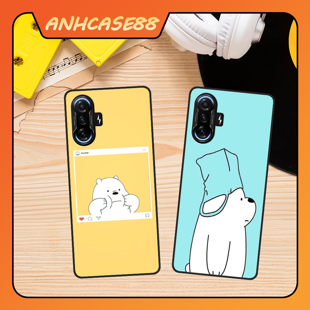 Ốp Lưng Điện Thoại xiaomi Redmi K40 - K40 Pro - K40 Pro Plus - K40 Pro+ In Hình  Gấu Cute-Trend-CASE