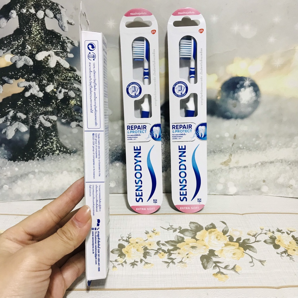 Bàn chải đánh răng cho răng niềng, ê buốt Sensodyne Repair & Protect