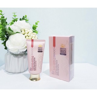 Kem nền chống nắng BIGOO Sun Protection SPF60 80ml, kem chống nắng bảo vệ da 24h Hàn Quốc