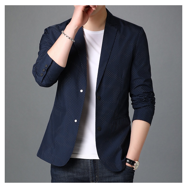 Áo vest, áo vest nam phong cách Hàn quốc sang chảnh, thiết kế chấm bi sang trọng và nam tính mạnh mẽ - H60