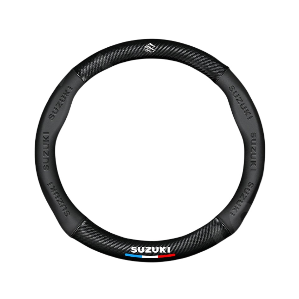 Vỏ Bọc Vô Lăng Xe Hơi Suzuki ERTIGA Splash Swift XL7 SX4 Jimny Vitara Katana In Logo 3D