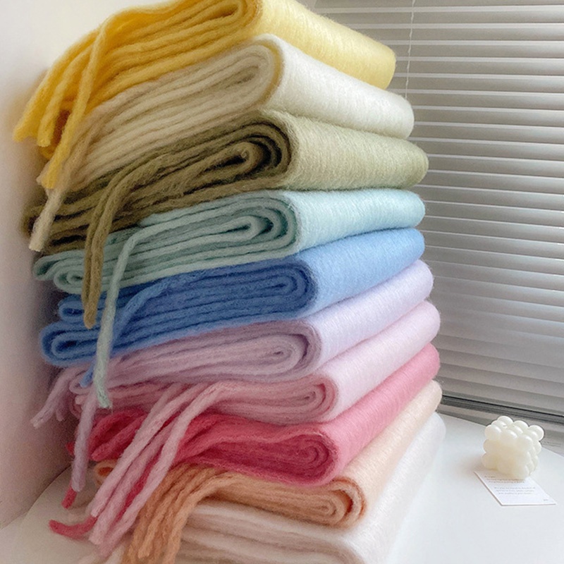 Khăn Choàng Lông Nhung Mềm Mại Thời Trang Mùa Đông 35 * 230cm