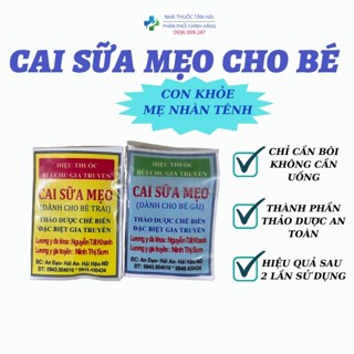 Cai Sữa Mẹo Cho Bé