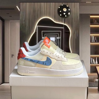 Giày thể thao AF1 Dunk Vệt Xanh, Giày Air force 1 low SP undefeated 5 on it dunk Hàng cao cấp Full Box Bill+tất